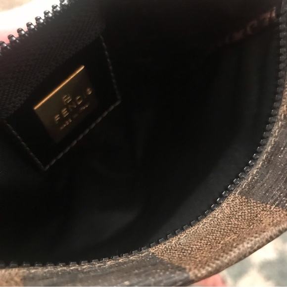 Fendi Pequin Stripe VTG Cosmetic Pouch 02 - Picture 4 of 5